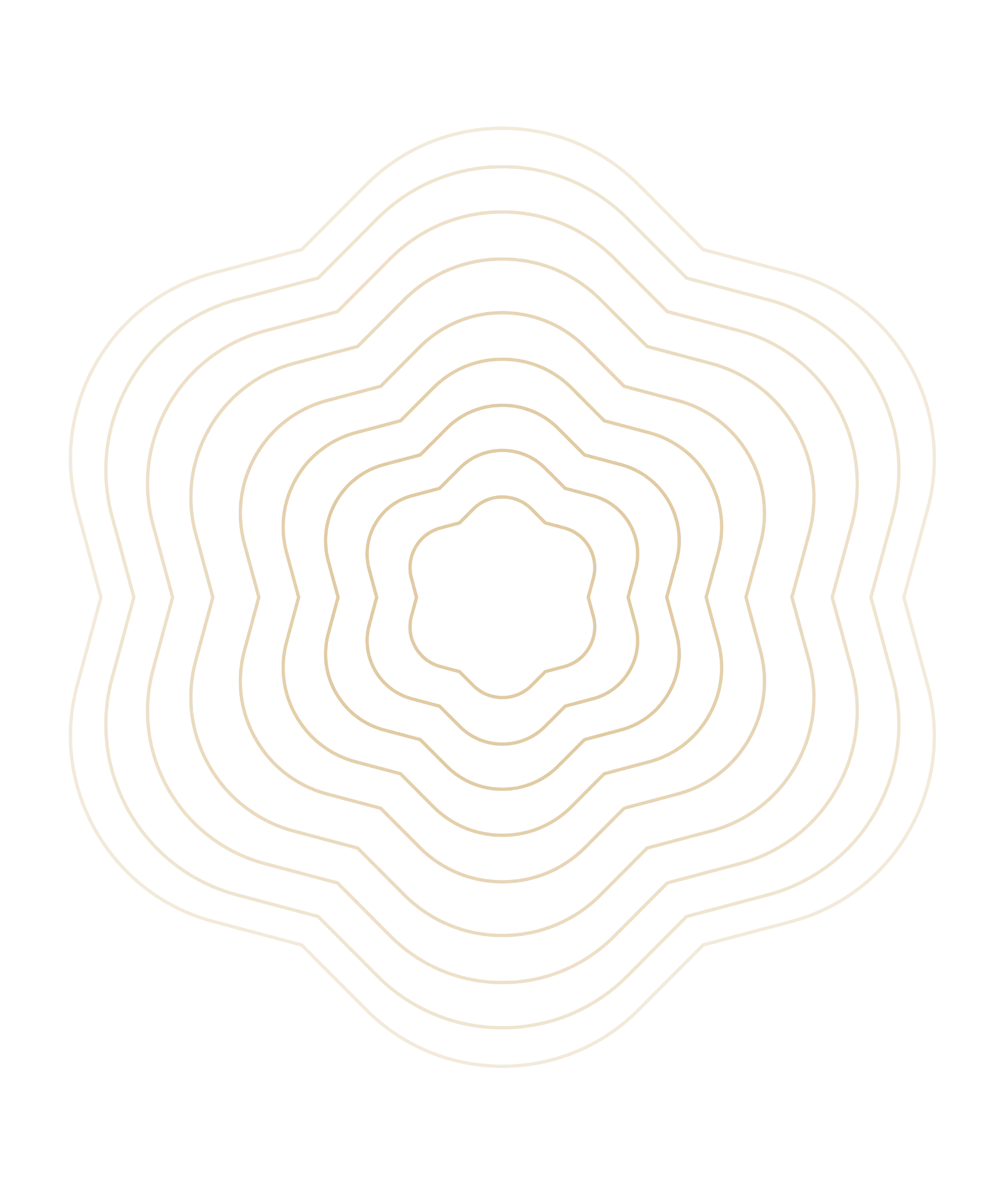 Grafismo de curvas de nível derivado da flor de açafrão
